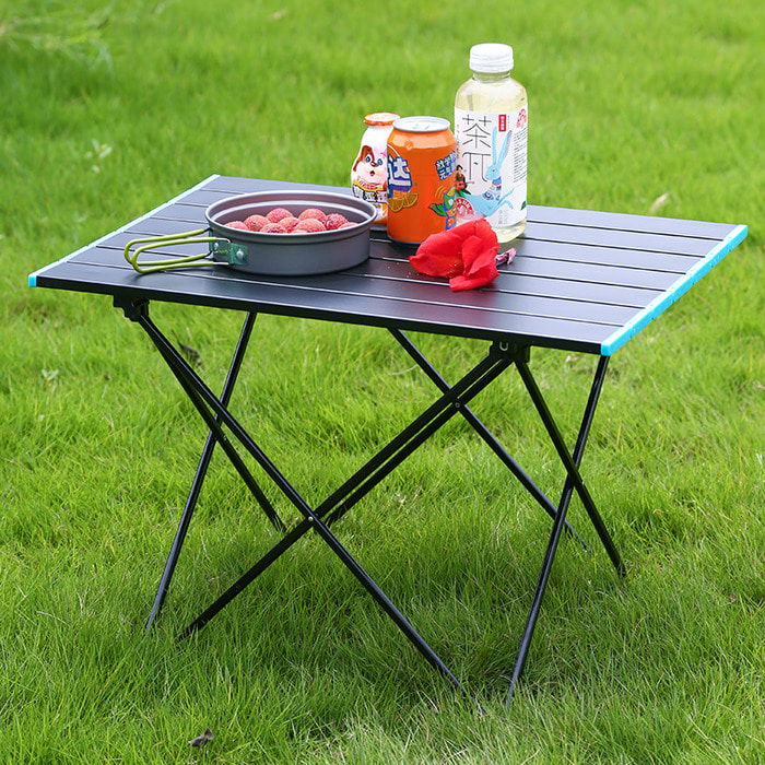 알루미늄 폴딩 테이블 가벼운 피크닉 테이블에 야외 차량용 미니 캠핑 탁자