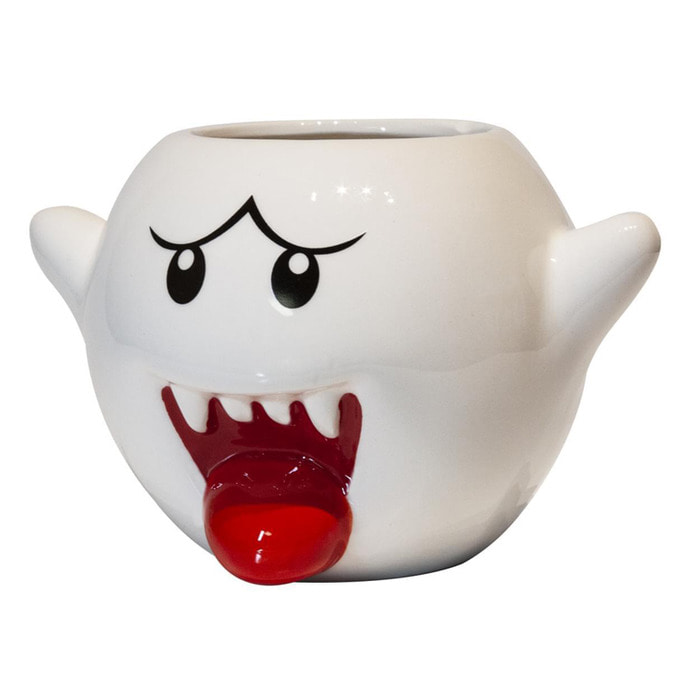 슈퍼 메리 유령 컵 개인 엘프 세라믹 워터 컵 커피 컵 만화 컵