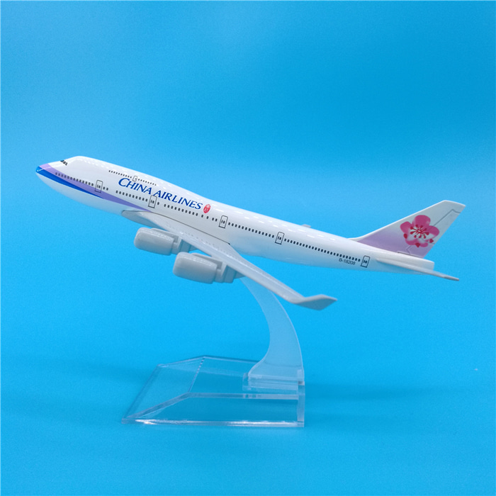 16cm 중화항공 보잉 B747 모형비행기 선물용 China Airlines Model