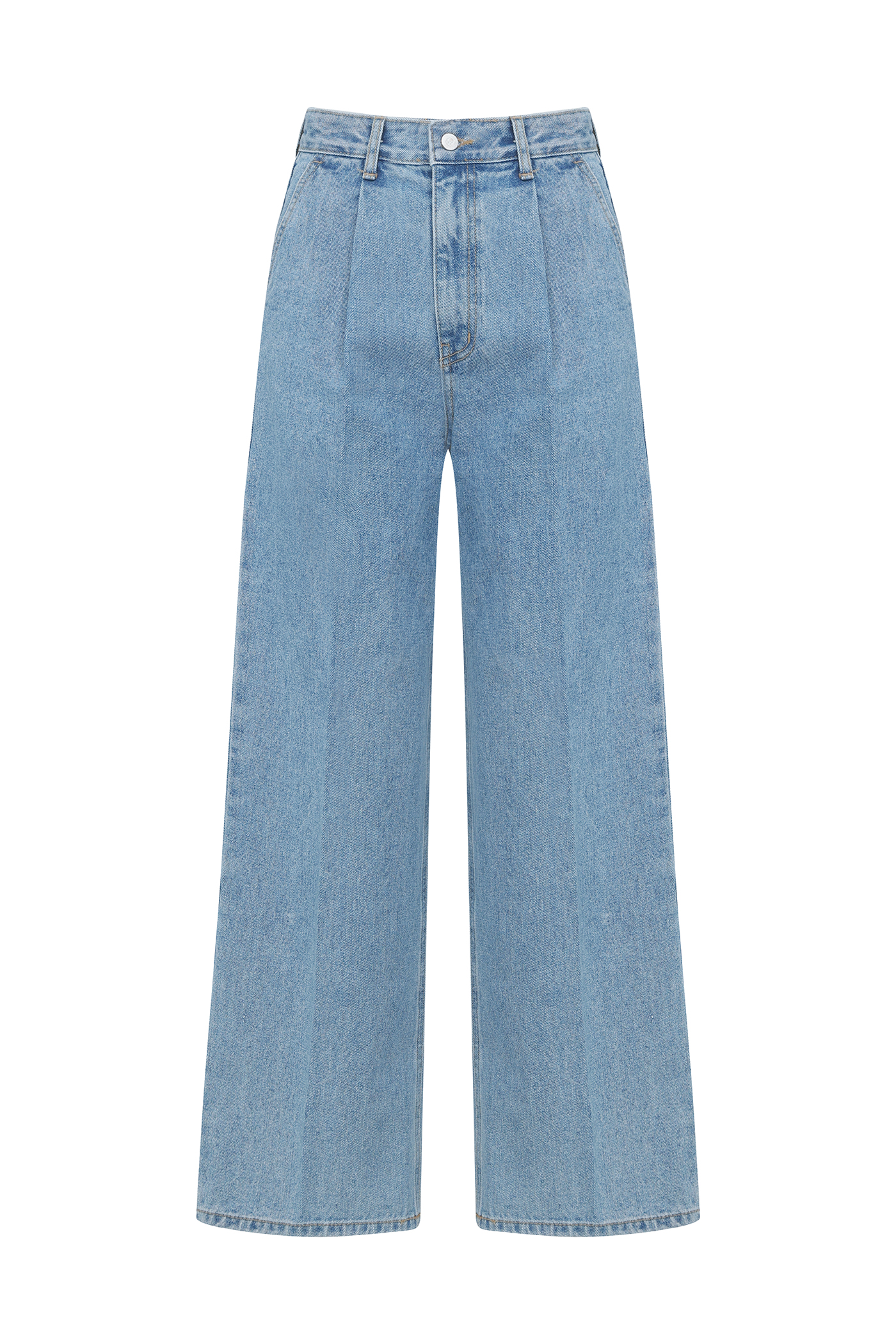 One Tuck Denim PT[LMBCSPDN3125]-Light Blue