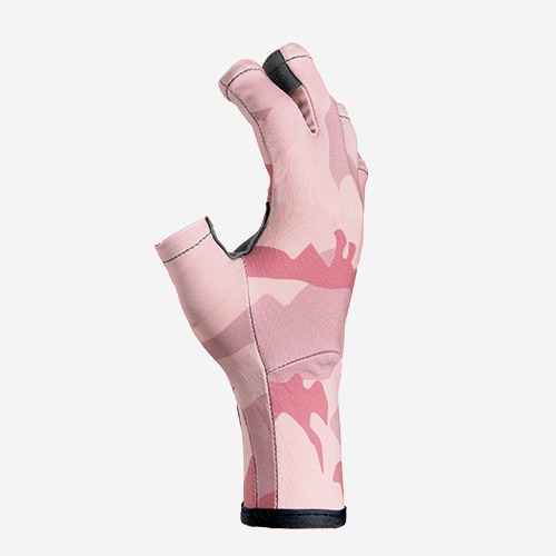 [낚시전용장갑] 고글리 낚시장갑 - 핑크카모Fishing Gloves-Pink Camo