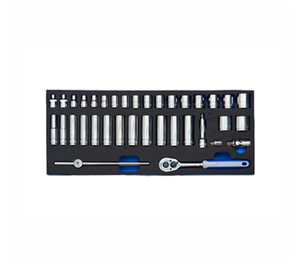 BPS11A 3/8&quot; Drive Socket Set, 36 pcs (Blue-Point®) 스냅온 블루포인트 3/8&quot; 드라이브 소켓 세트 (36 pcs)