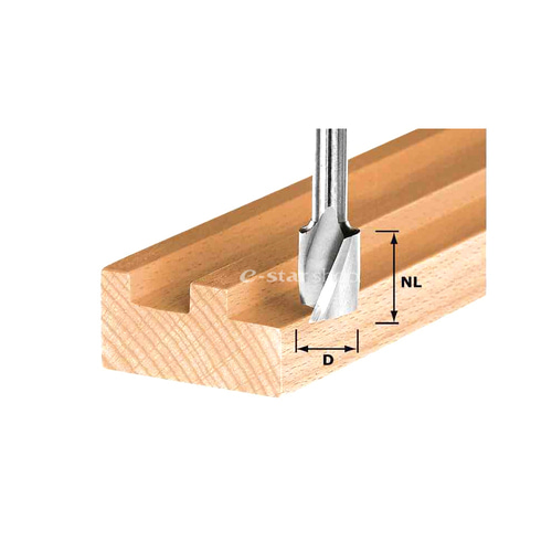 페스툴 490980 라우터 비트 스파이럴 HW Spi D 10/30