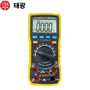 태광전자 TK-3206 디지털 멀티 테스터기 검전기 겸용