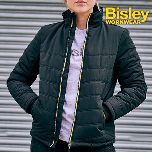 비즐리 워크웨어 여성 상의 작업복 bisley BJL6828 여성 푸퍼 재킷