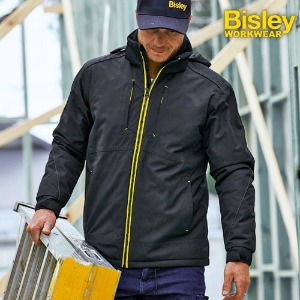비즐리 워크웨어 남성 재킷 상의 작업복 bisley BJ6943 헤비 듀티 도비 재킷