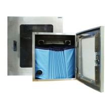 JI-CP40 소형안전보호구함 유출방지용품함 스텐보관함 (내부물품 별도구매) 350X300X450