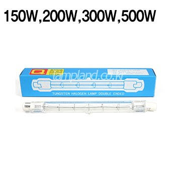 태우 직관 118mm 100W,150W,200W,300W,500W R7s (전구색)