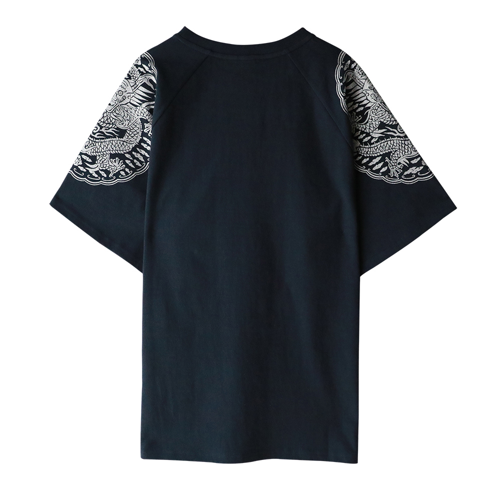 short sleeved tee charcoal color image-S98L30