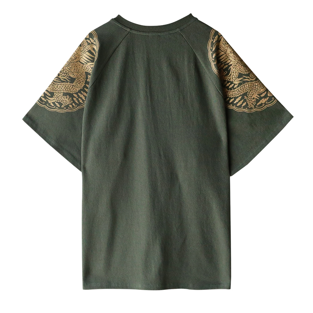 short sleeved tee khaki color image-S98L32