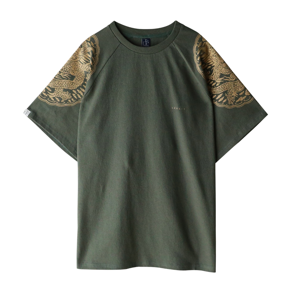 short sleeved tee khaki color image-S98L31