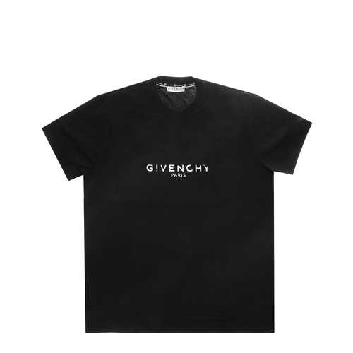 [지방시]20SS BM70KC3002 001 블랙 로고 코튼 오버사이즈 남성 티셔츠