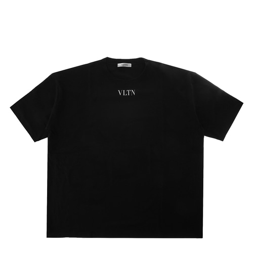 [발렌티노]21SS VV3MG01F 737 0NI 블랙 VLTN 로고 남성 반팔 티셔츠