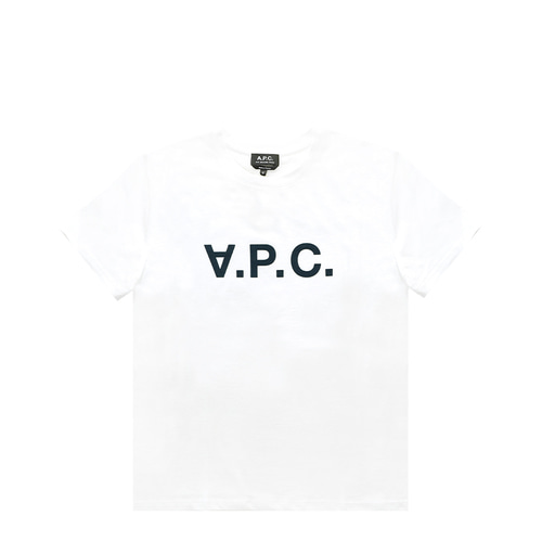 [아페쎄]22SS COBQX H26586 IAK 화이트 로고 벨벳 VPC 남성 티셔츠