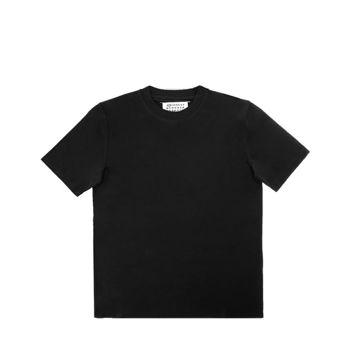 [메종마르지엘라]22SS S51GC0509 S22816 900 블랙 스티치 크루넥 여성 저지 티셔츠