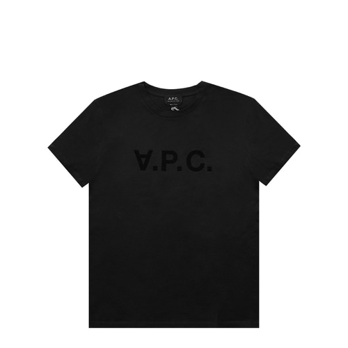 [아페쎄]22SS COBQX H26943 LZZ 블랙 로고 벨벳 VPC 남성 티셔츠
