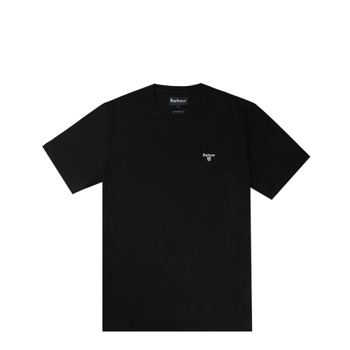 [바버]23SS MTS0331 BK31 블랙 로고 스포츠 남성 반팔 티셔츠
