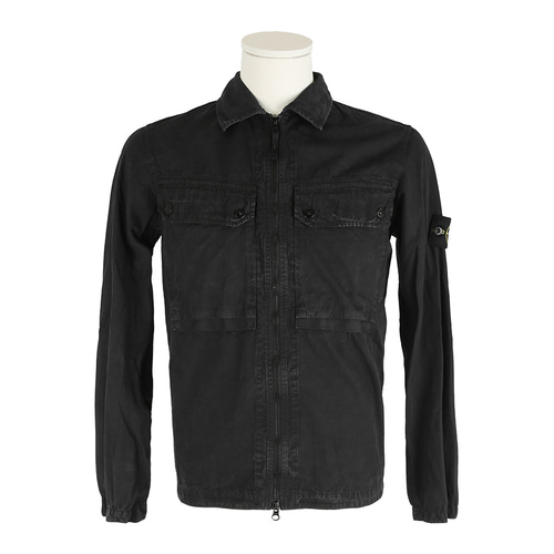 [스톤아일랜드]23FW 7915102WN V0129 블랙 투포켓 셔츠 남성 자켓