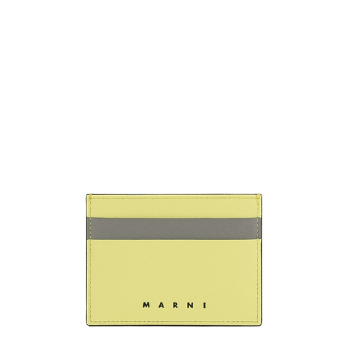 [마르니]23FW PFMI0002L4 LV520 Z658N 옐로우 카드지갑