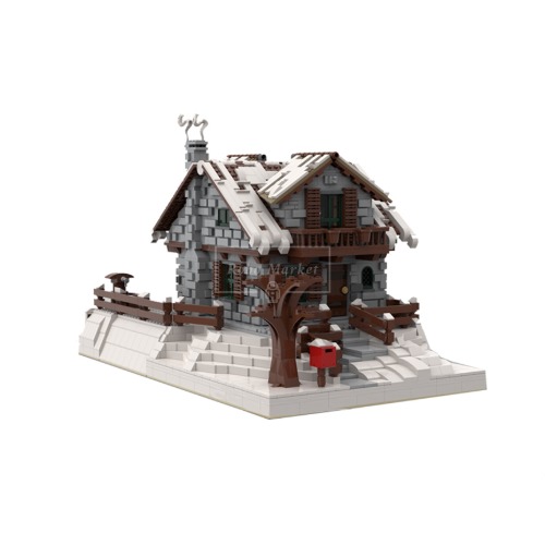 레고 크리에이터 MOC-38793 Winter Chalet Neige 겨울 오두막 샬레 리조트 호환 신제품 창작