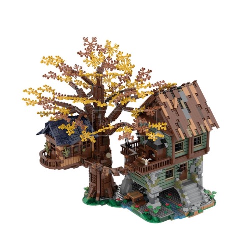 레고 크리에이터 MOC-40180 Lonely Hut 모듈러 중세 외로운 오두막 호환 신제품 창작