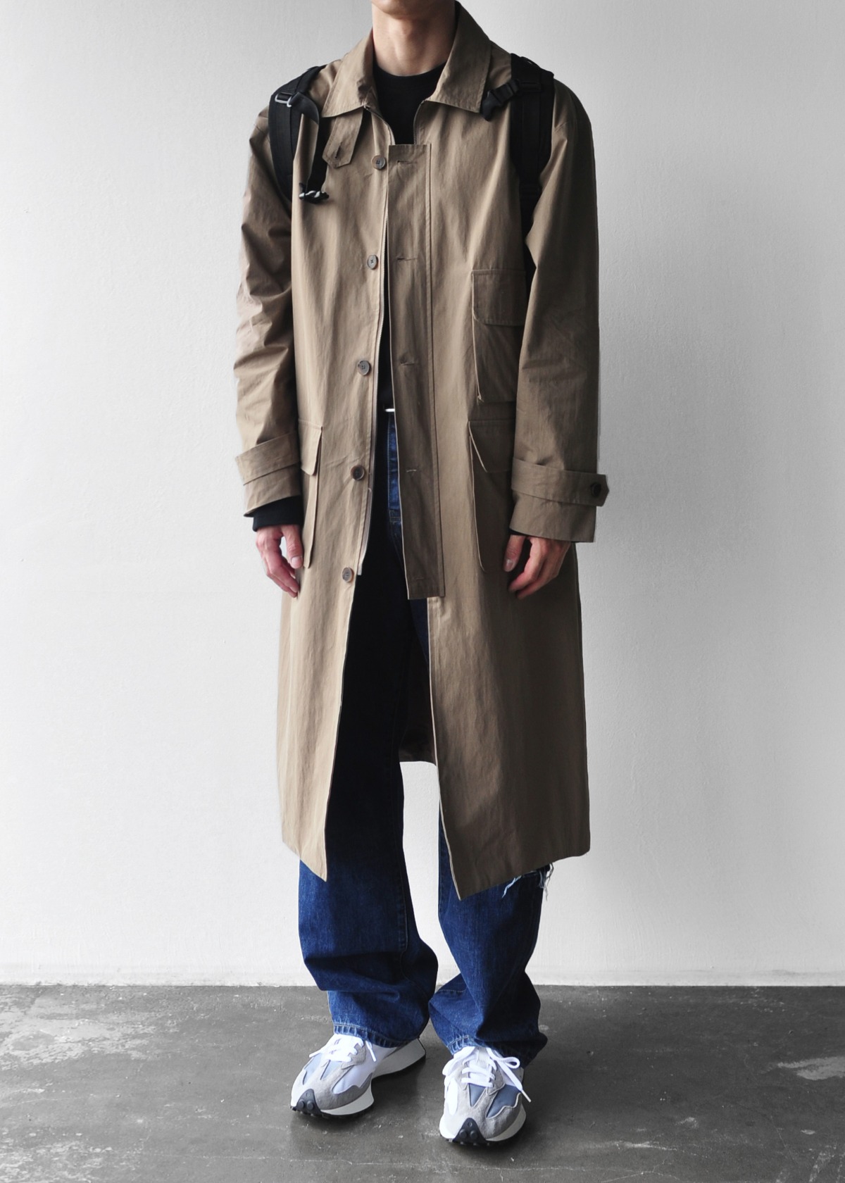 SDDL PHONE POCKET DT TRENCH MAC COAT #1(2차 재입고)