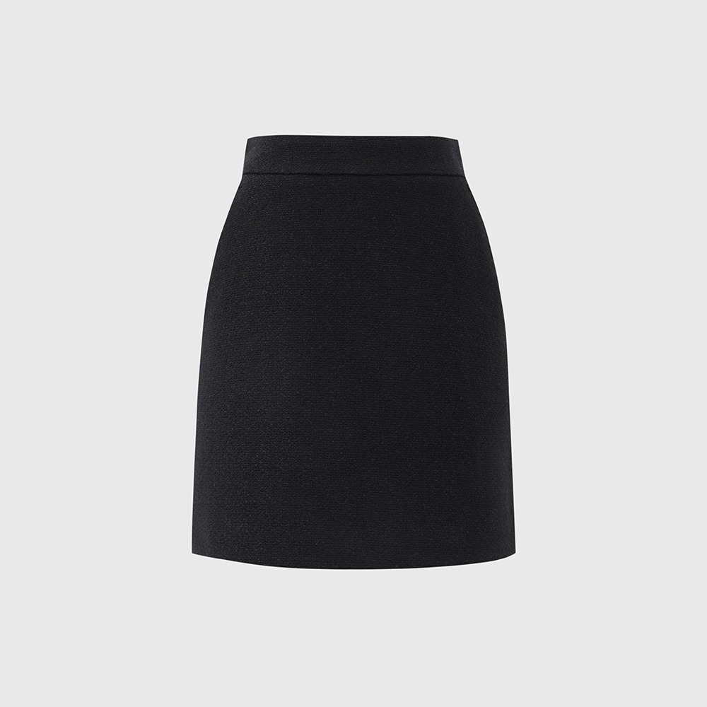 블랙 베카 트위드 스커트 / BLACK BECCA TWEED SKIRT