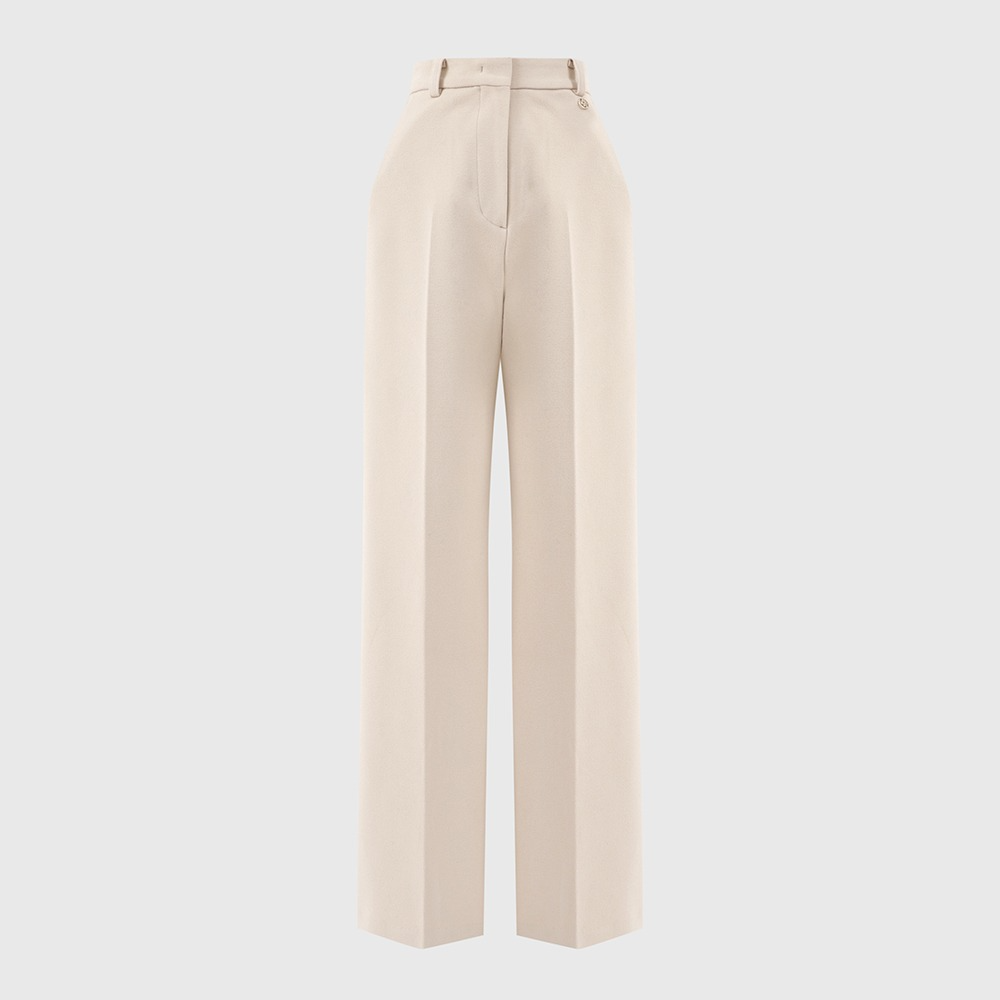 크림 제이드 기모 와이드 팬츠 / CREAM JADE GIMO WIDE PANTS