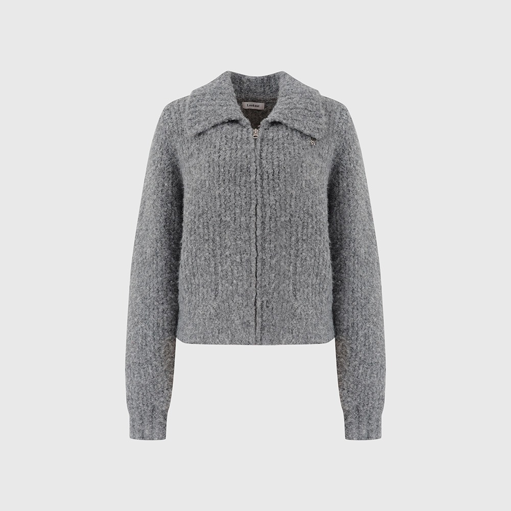 그레이 에리카 울 니트 가디건 / GREY ERICA WOOL KNIT CARDIGAN