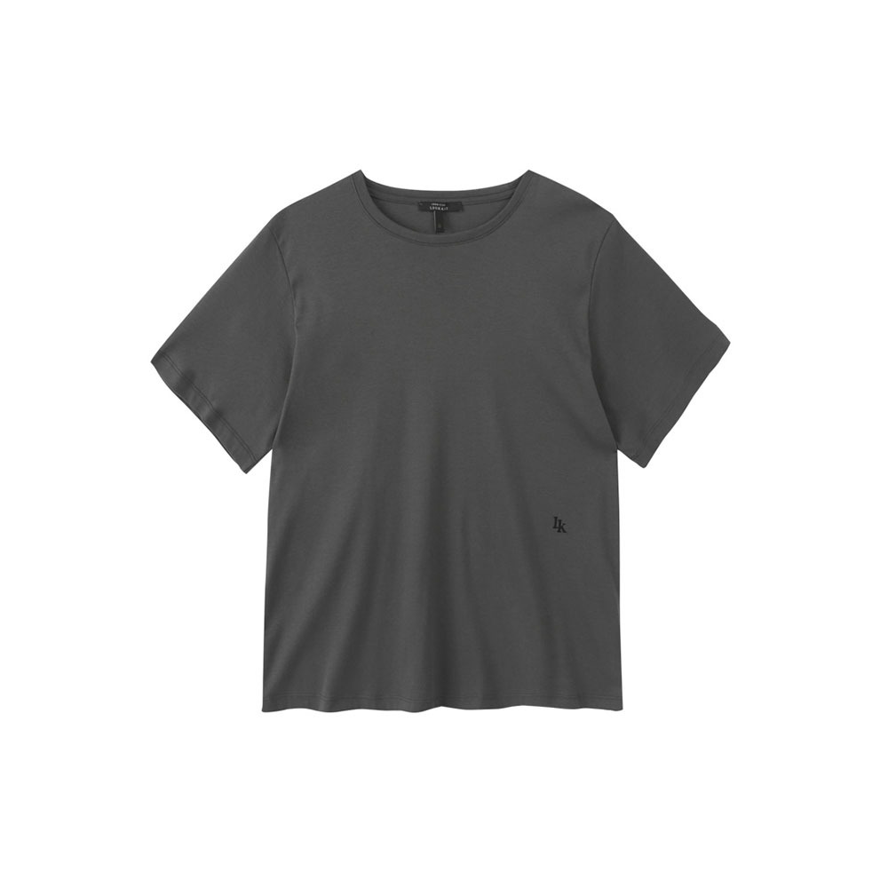 CHARCOAL JULIE SILKET TSHIRT