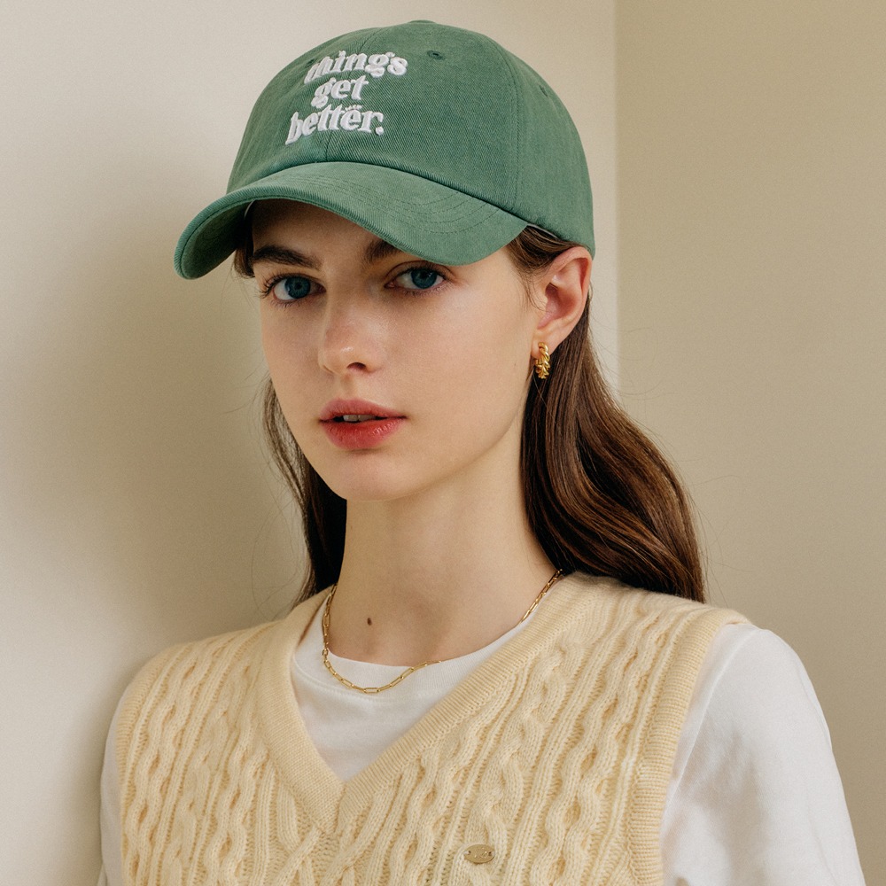 그린 제인 베이직 볼캡 / GREEN JANE BASIC BALL CAP