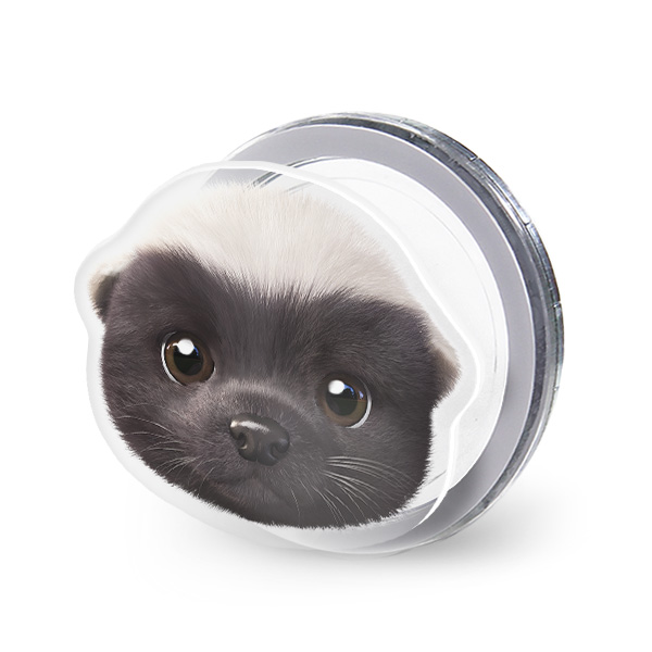 Honey Badger Face Acrylic Magnet Tok (for MagSafe)