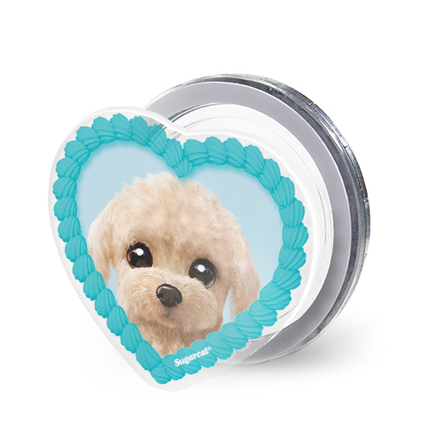 Renata the Poodle MyHeart Acrylic Magnet Tok (for MagSafe)