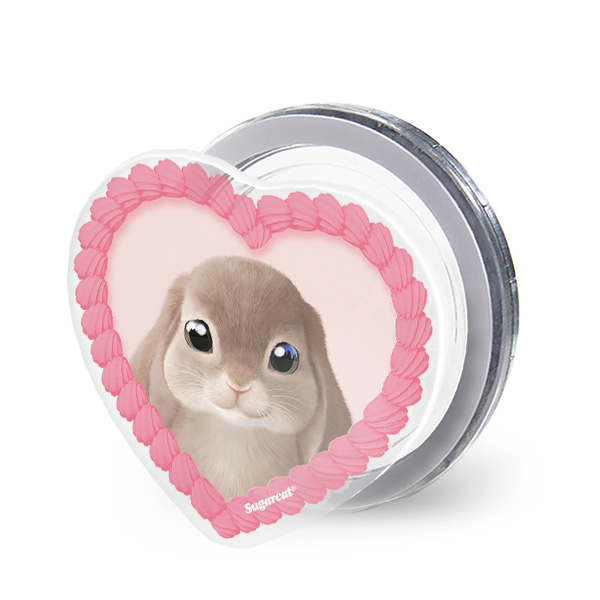 Daisy the Rabbit MyHeart Acrylic Magnet Tok (for MagSafe)