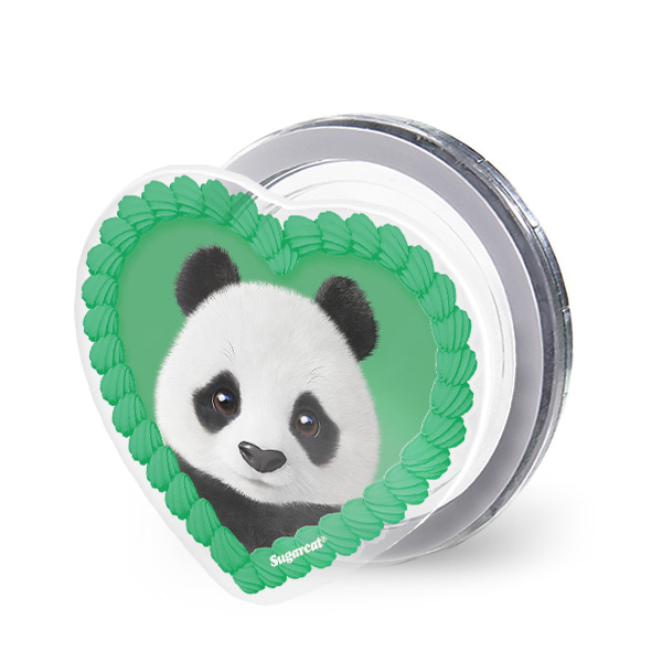 Pang the Giant Panda MyHeart Acrylic Magnet Tok (for MagSafe)