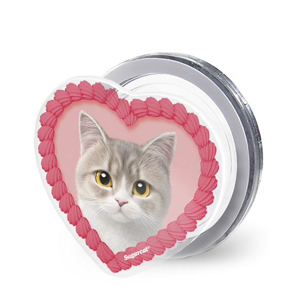 Winter the Munchkin MyHeart Acrylic Magnet Tok (for MagSafe)
