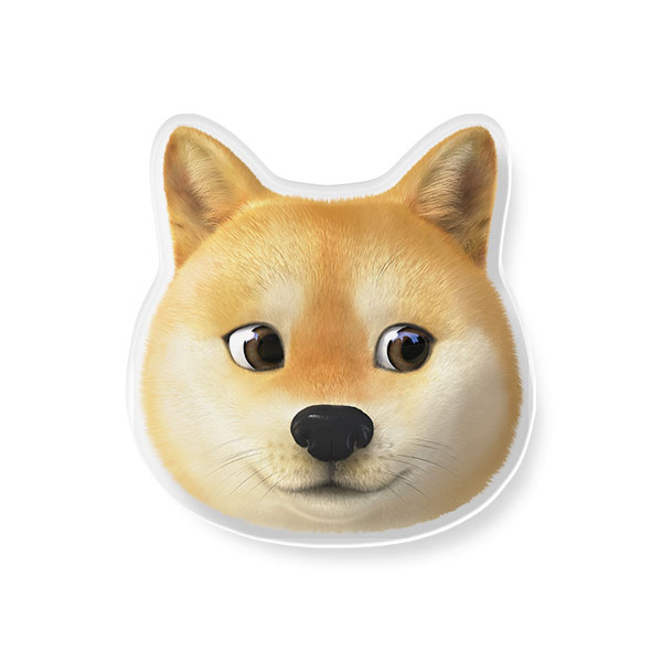 Doge the Shiba Inu Face Acrylic Tok