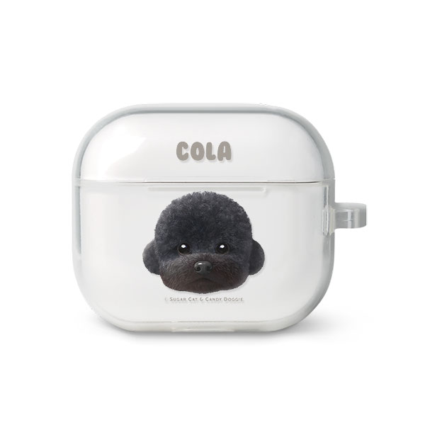 Cola the Medium Poodle Face AirPods 3 TPU Case