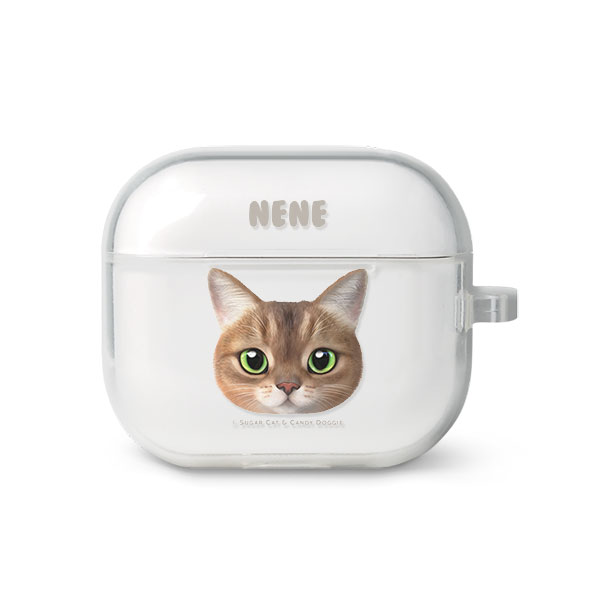 Nene the Abyssinian Face AirPods 3 TPU Case