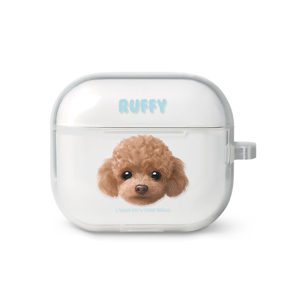 Ruffy the Poodle Face AirPods 3 TPU Case