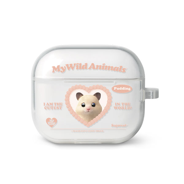 Pudding the Hamster MyHeart AirPods 3 TPU Case