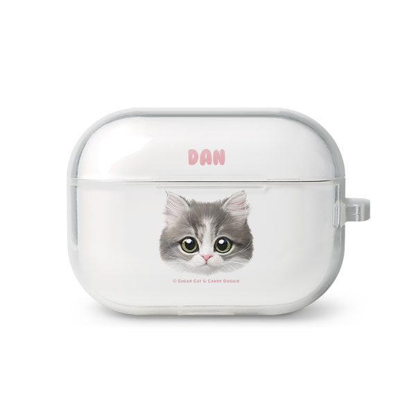 Dan the Kitten Face AirPod Pro TPU Case