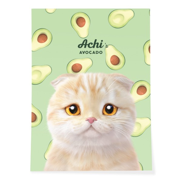 Achi’s Avocado Art Poster