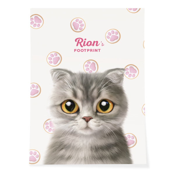 Rion’s Footprint Cookie Art Poster