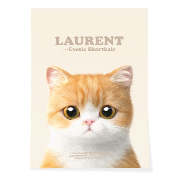 Laurent Retro Art Poster