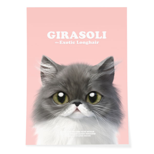 Girasoli Retro Art Poster