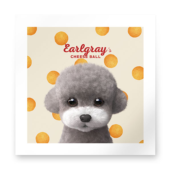 Earlgray the Poodle&#039;s Cheese Ball Art Print