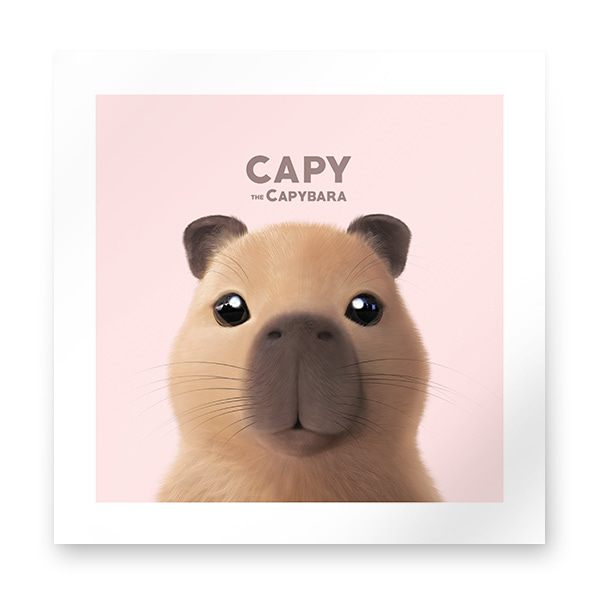 Capybara the Capy Art Print