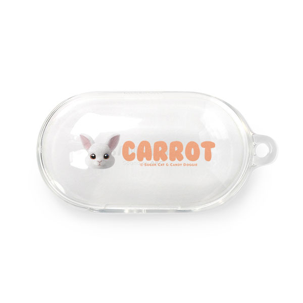 Carrot the Rabbit Face Buds TPU Case