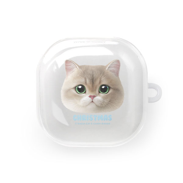 Christmas the British Shorthair Face Buds Pro/Live TPU Case